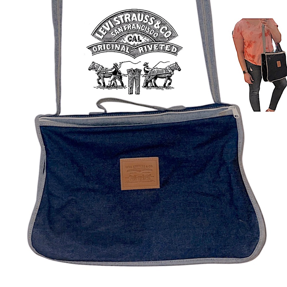 Vintage LEVI’S denim messenger bag